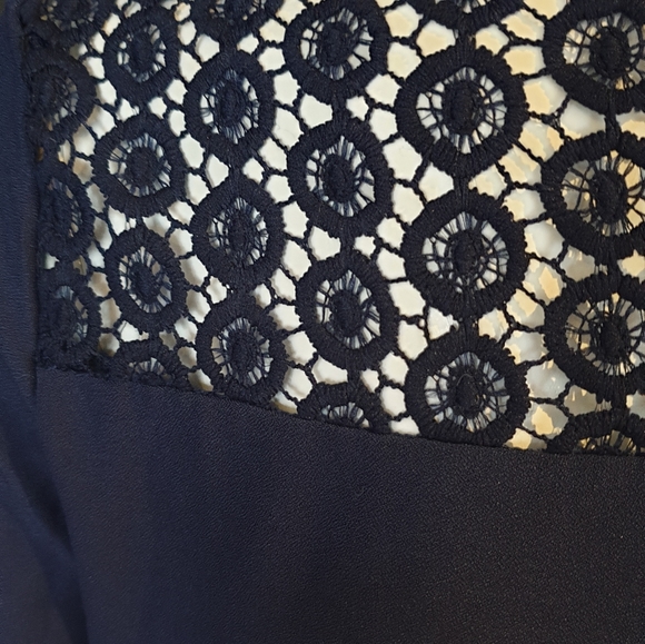 SHEIN - Lace navy blue dress, Size AU M - Picture 6 of 9